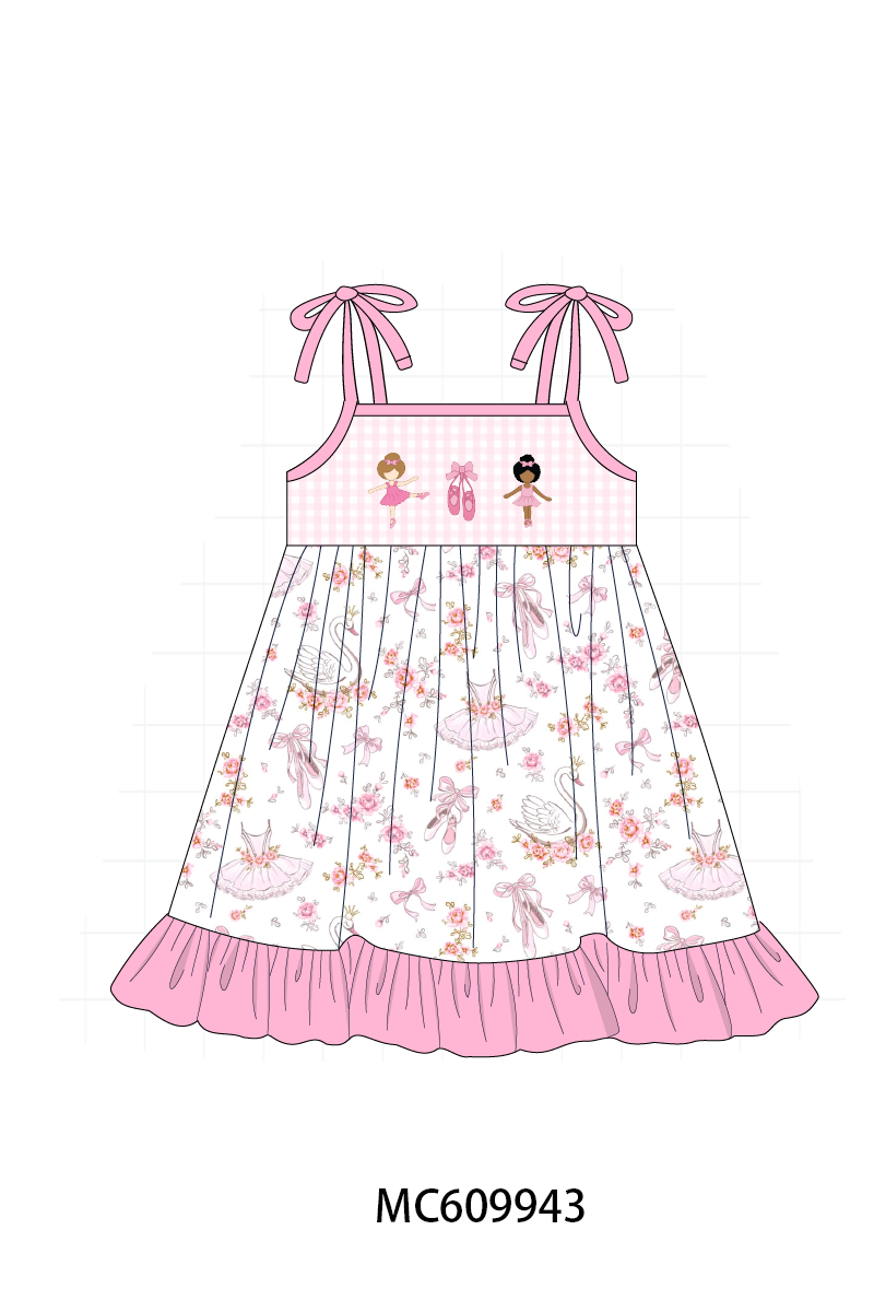 PO37: Pink Ballet Time Embroidery Collection (ETA March)