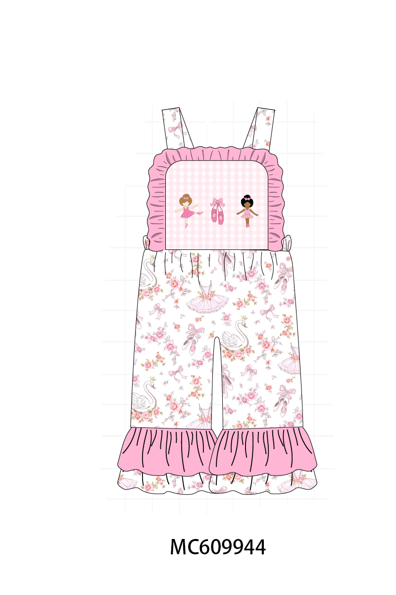 PO37: Pink Ballet Time Embroidery Collection (ETA March)