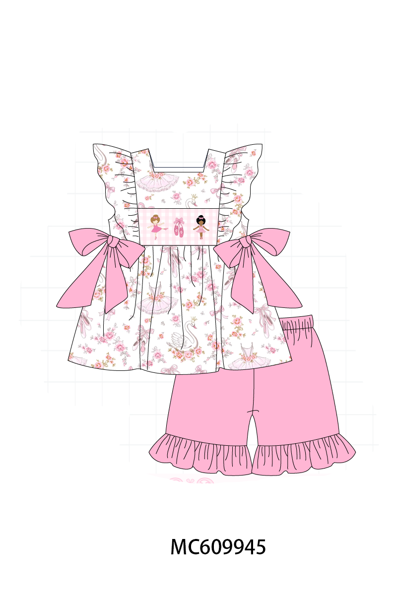 PO37: Pink Ballet Time Embroidery Collection (ETA March)