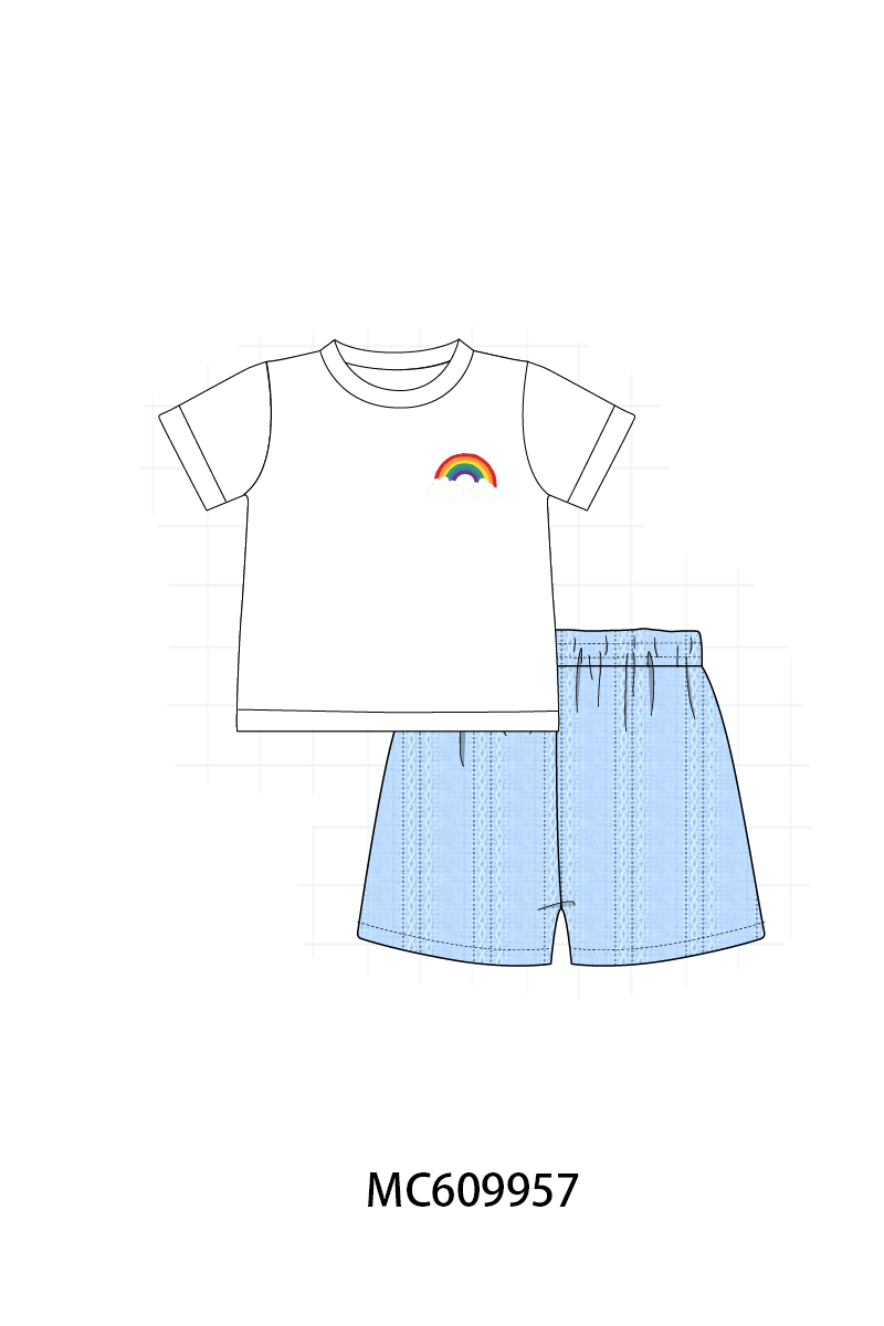 PO37: Blue Rainbow Embroidery Collection (ETA March)