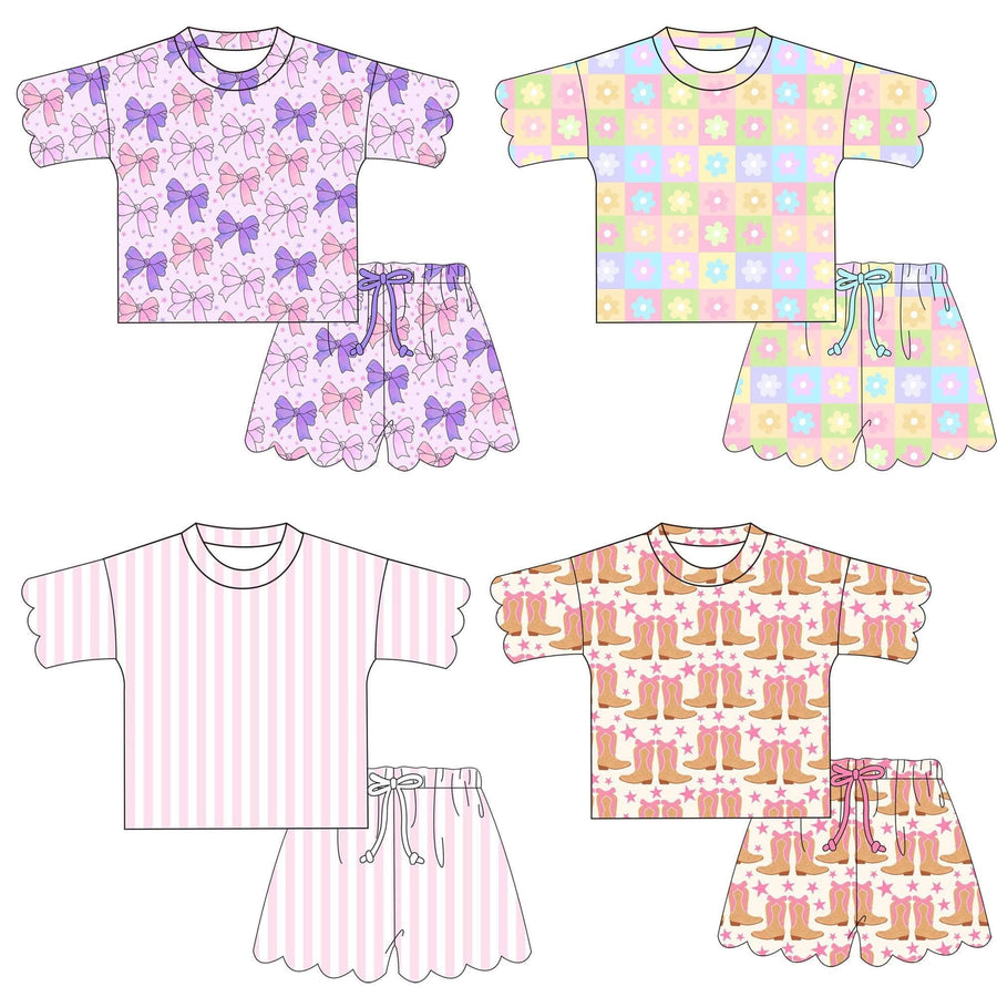 Girls Scalloped Play Sets (RTS)
