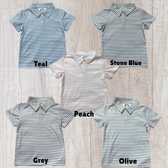 Striped Polo Collection (RTS)